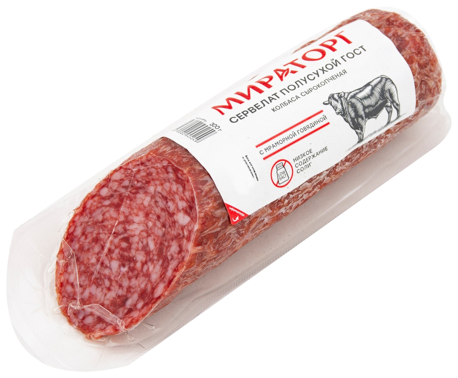 Сервелат МИРАТОРГ полусухой 300г