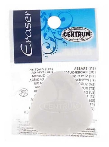 Ластик ЦЕНТРУМ Треугольник белый арт.80852