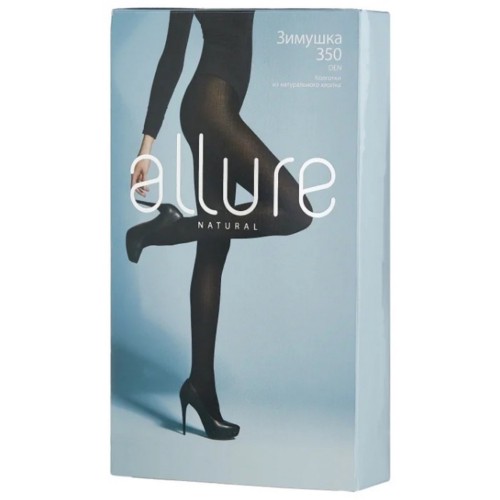Колготки АЛЛЮР Зимушка 350ден неро 5