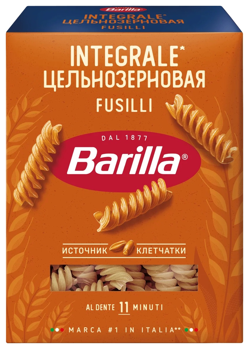 Мак.изделия БАРИЛЛА Фузилли цельнозерновые карт/уп 450г