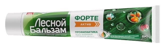 Зубная паста ЛЕСНОЙ БАЛЬЗАМ Форте 75мл
