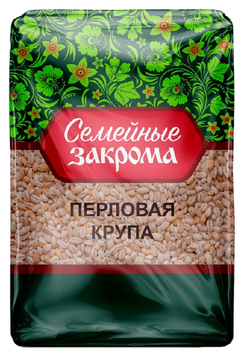 Перловая крупа СЕМЕЙНЫЕ ЗАКРОМА м/у 800г