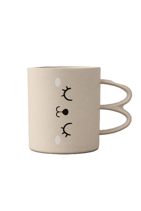 Кружка МИЛОТА Спящий кролик белая арт.6149-02