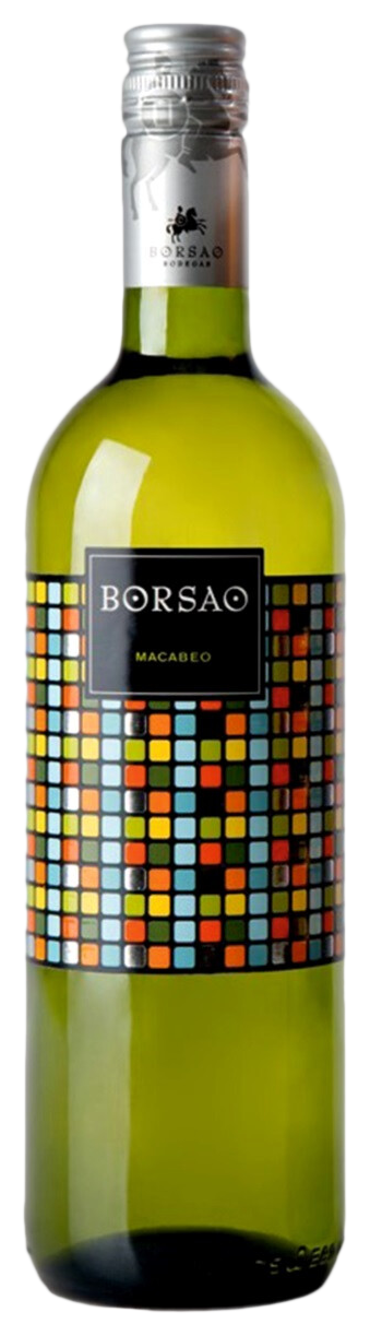 Вино БОРСАО Макабео белое сух 12.5% ст/б 0.75л