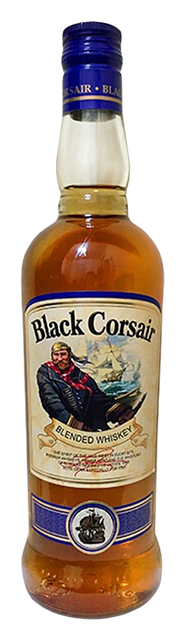 Виски БЛЭК КОРСАР купажированный 40% ст/б 0.5л