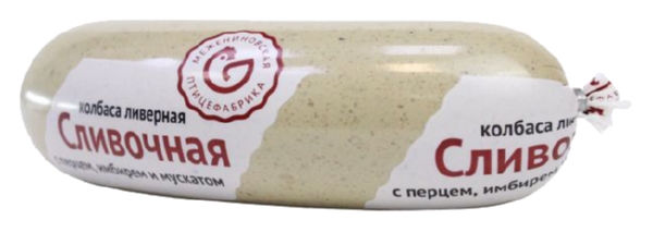 Колбаса МЕЖЕНИНОВСКАЯ ПФ Сливочная ливерная 300г