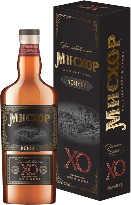 Коньяк МИСХОР XO 40% ПК 0.5л