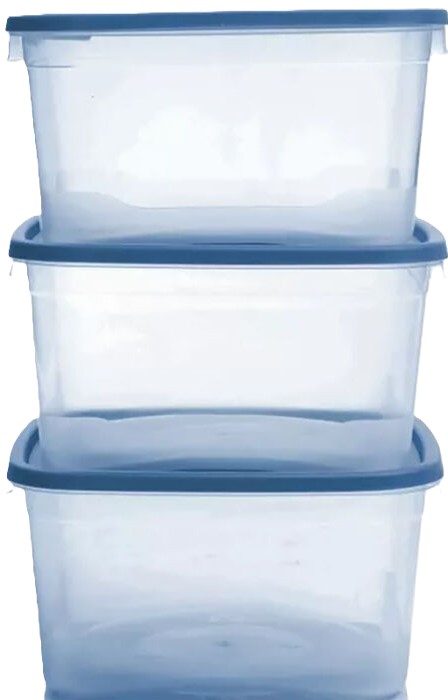 Контейнер для замораживания Морозко квадрат 1л 3шт