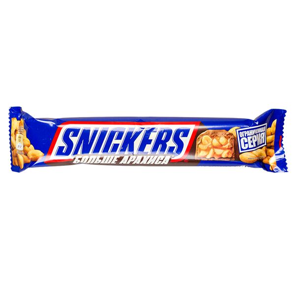 Батончик СНИКЕРС больше арахиса 87г