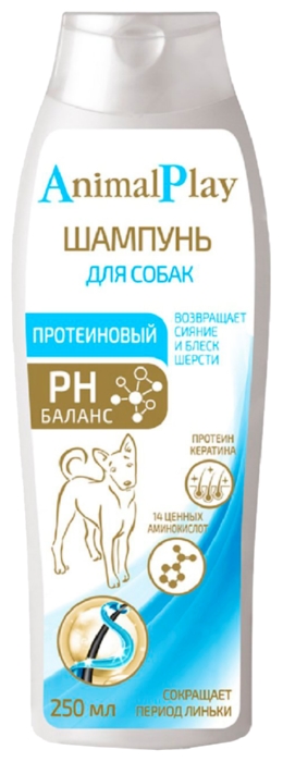 Шампунь для собак ЭНИМАЛ ПЛЕЙ Протеиновый 250мл