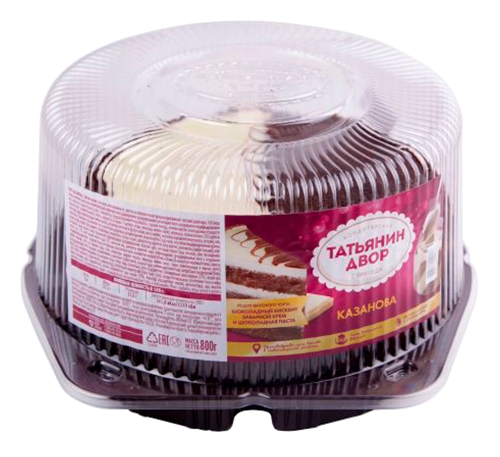 Торт ТАТЬЯНИН ДВОР Казанова 800г