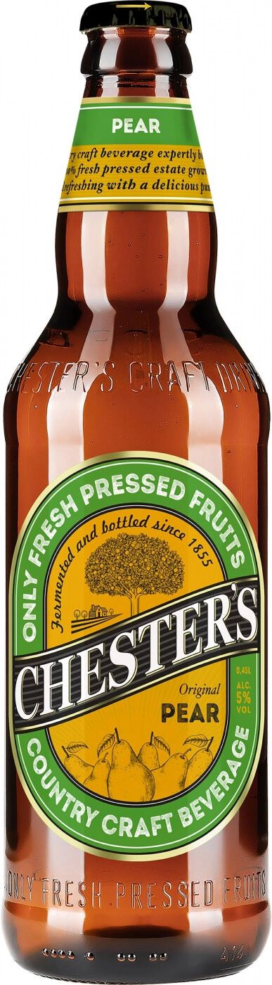 Пивной напиток ЧЕСТЕРС Груша 5% ст/б 0.45л