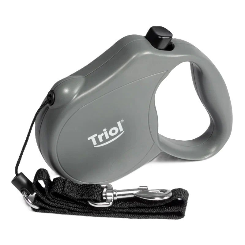 Поводок-рулетка ТРИОЛ Фьюжн S 5м до 12кг трос новый механизм