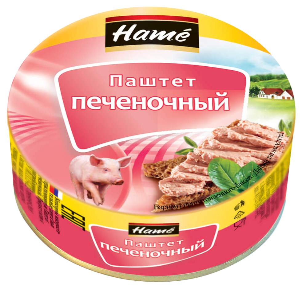 Паштет ХАМЕ  печеночный ж/б 117г