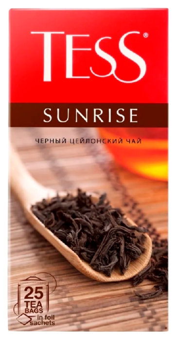 Чай ТЕСС Санрайс черный 25пак
