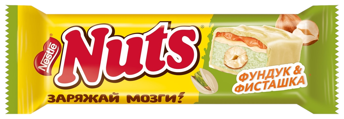 Батончик НАТС с фундуком и фисташкой 47г