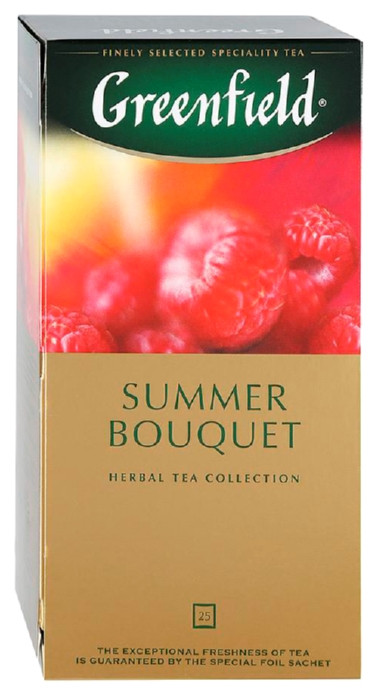 Чай ГРИНФИЛД Самма букет малина 25пак