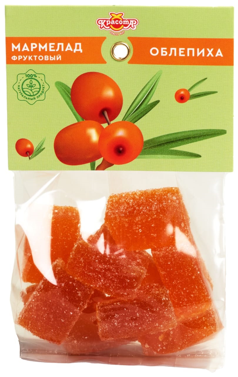 Мармелад КРАСОТА СПАСЕТ МИР Облепиха 125г