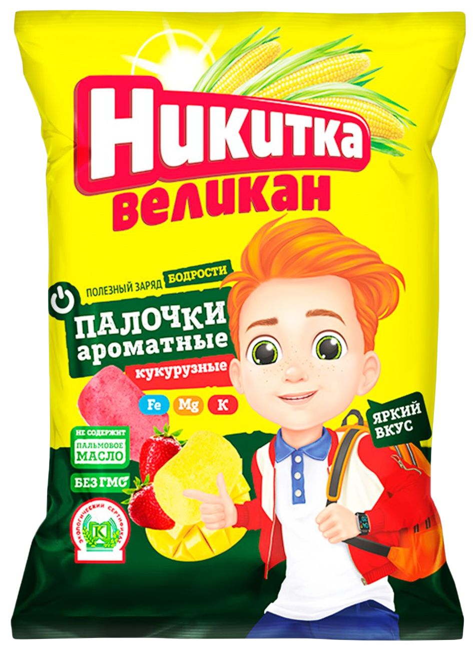 Палочки кукурузные НИКИТКА ароматные Великан 350г