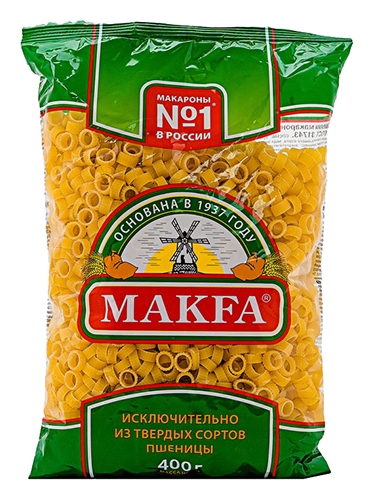 Мак.изделия МАКФА Кольца м/у 400г