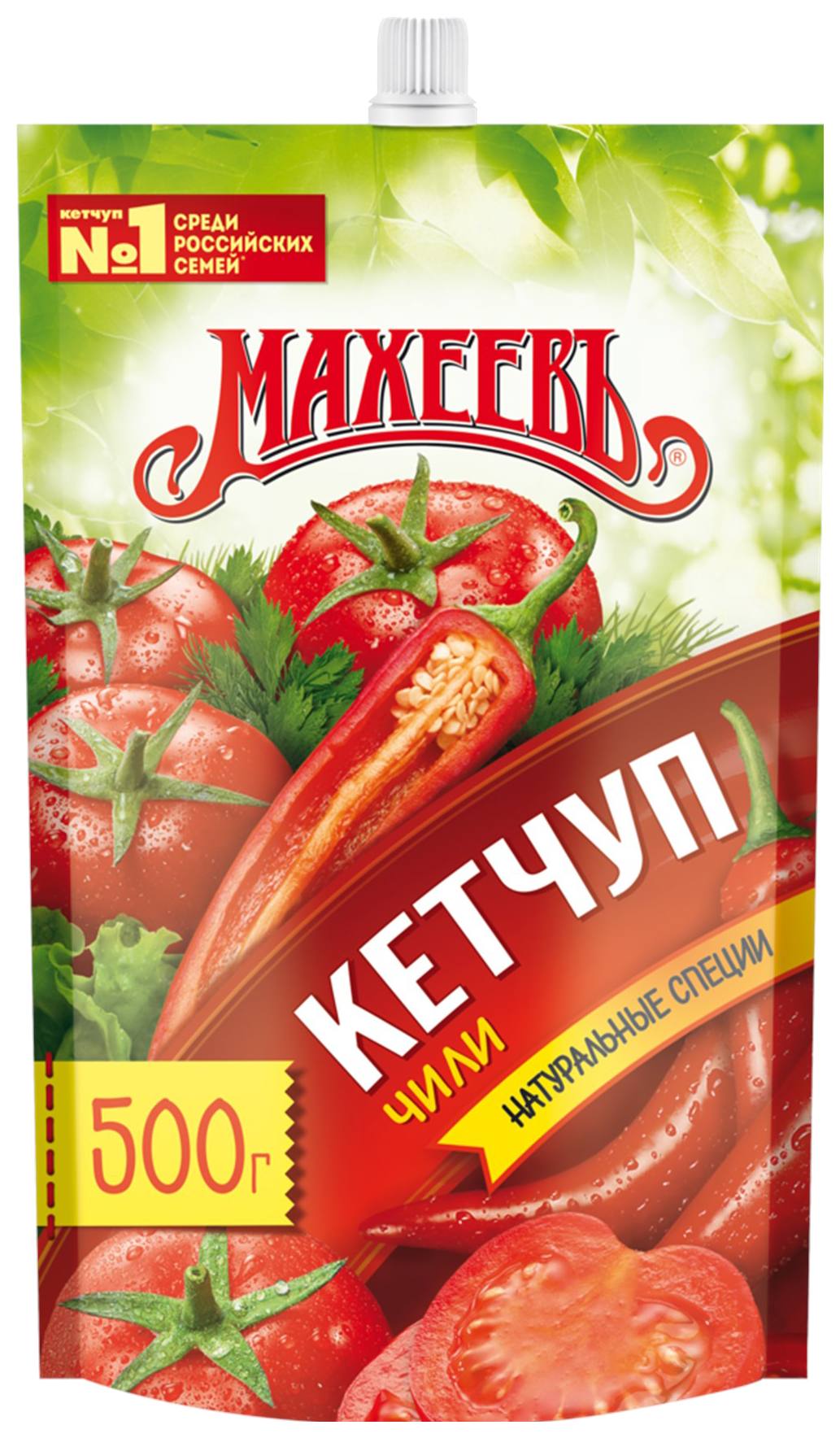 Кетчуп МАХЕЕВЪ Чили д/пак 500г