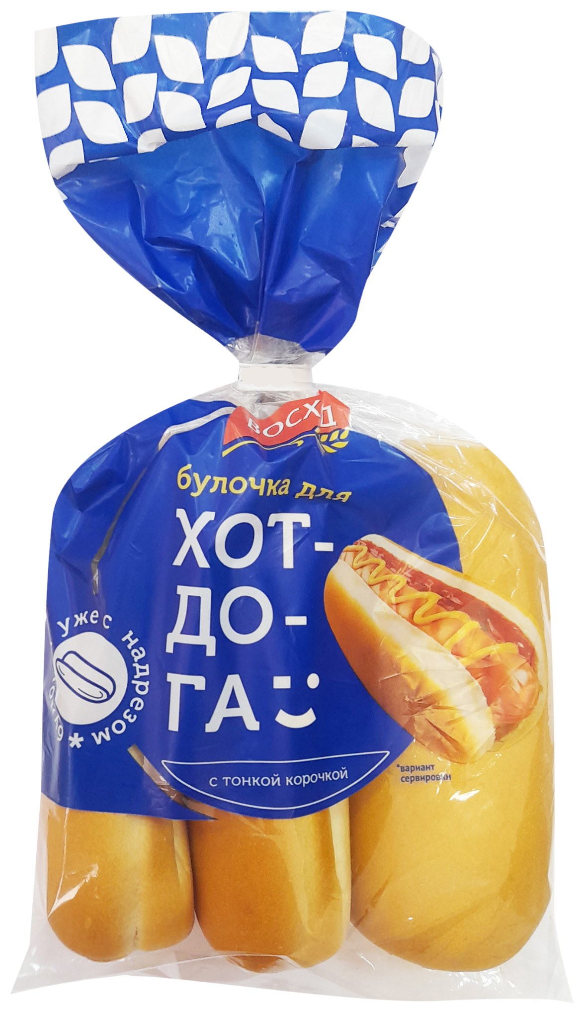 Булочка ВОСХОД для хот-дога 180г