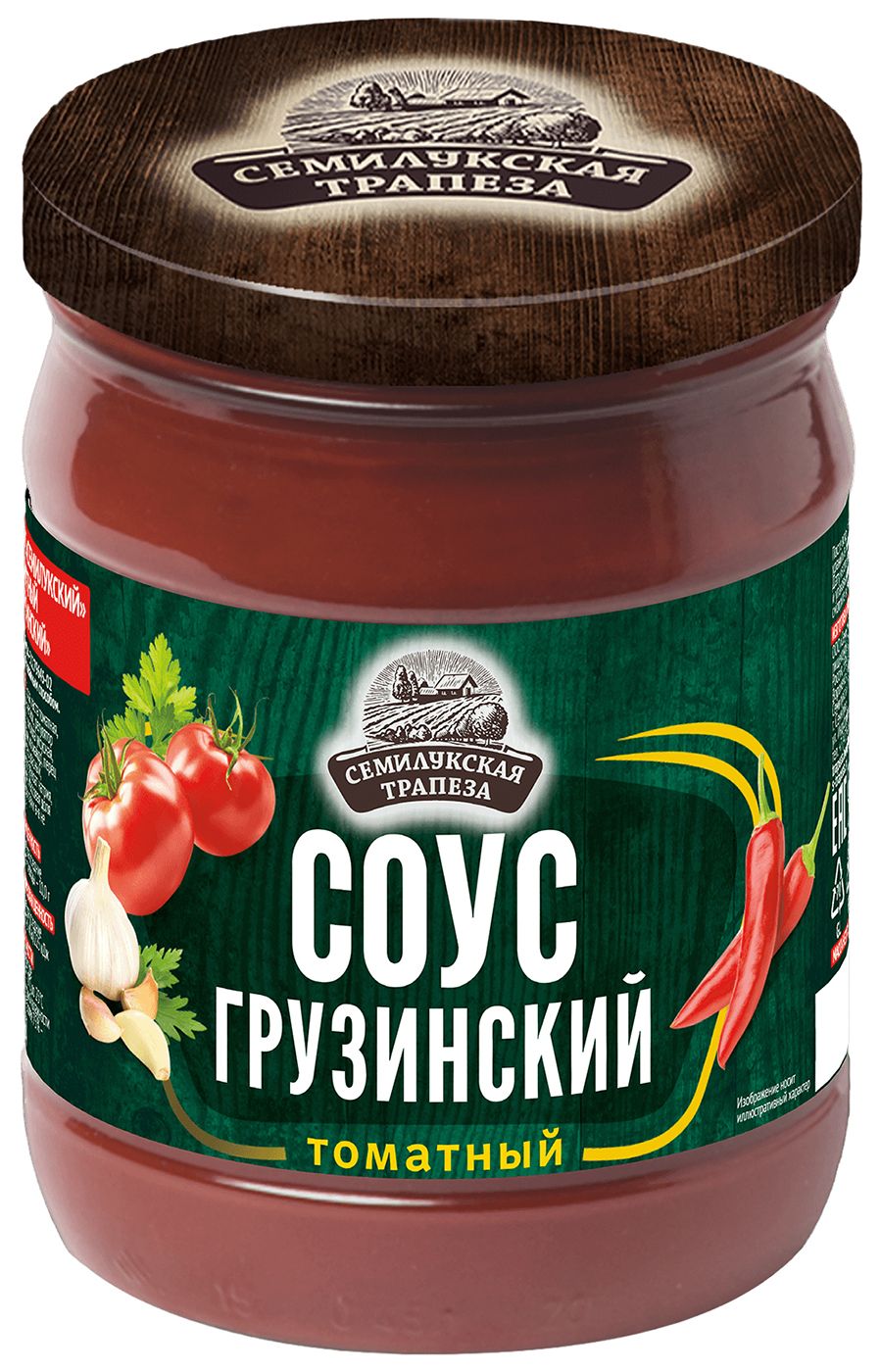 Соус СЕМИЛУКСКАЯ ТРАПЕЗА Грузинский томатный 500г