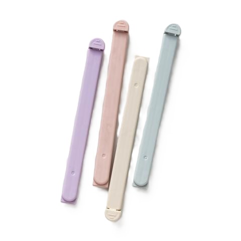 Зажим для пакетов МИЛОТА Колор 4шт арт.6060