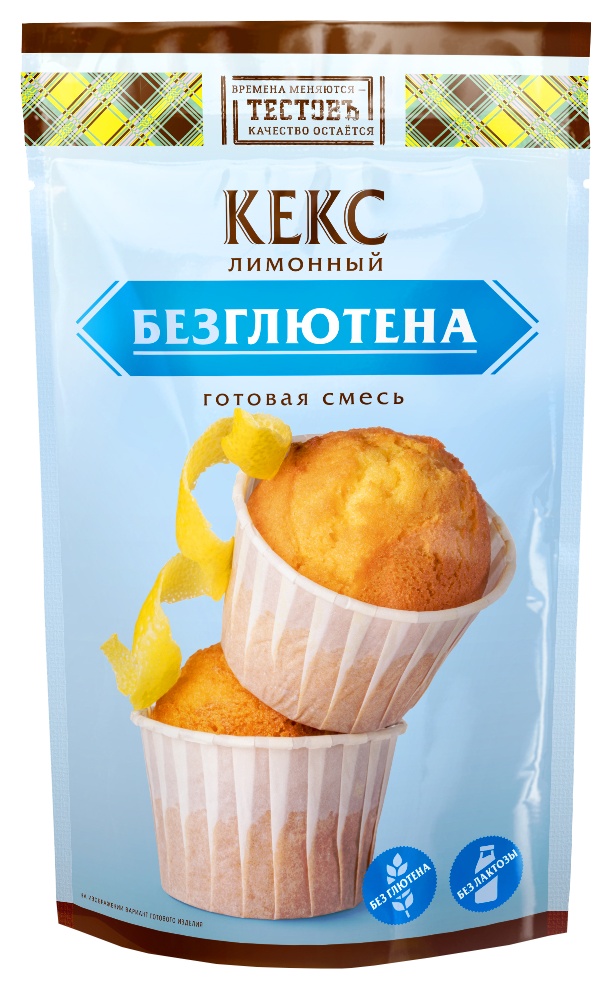 Смесь ТЕСТОВЪ Кекс лимонный без глютена 250г