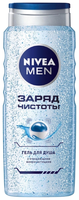 Гель для душа НИВЕЯ Заряд чистоты для мужчин 500мл