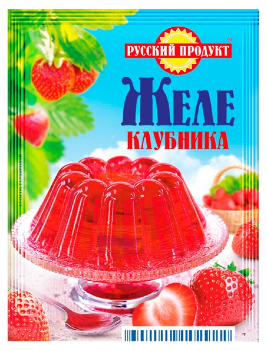 Желе РУССКИЙ ПРОДУКТ клубника м/у 50г