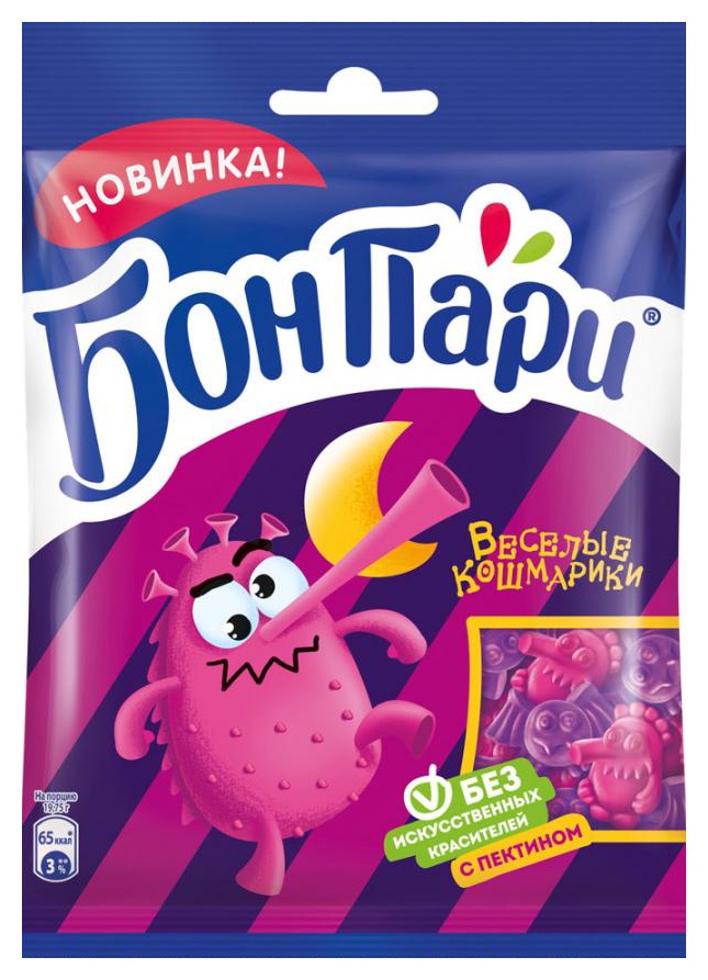 Жевательный мармелад БОН ПАРИ Кошмарики 75г