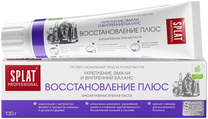 Зубная паста СПЛАТ Профешнл Восстановление плюс 130г