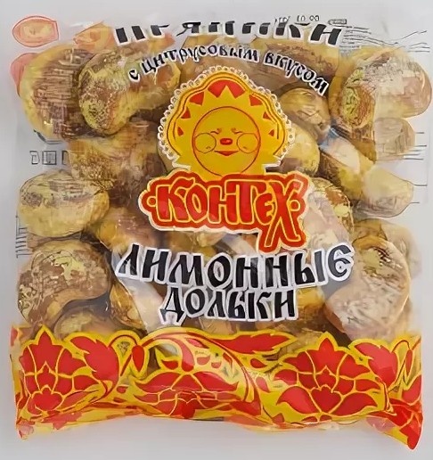 Пряники КОНТЕХ Лимонные дольки 350г