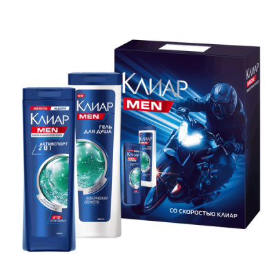 ПН КЛИАР Мен спорт коллекшн шампунь+гель для душа