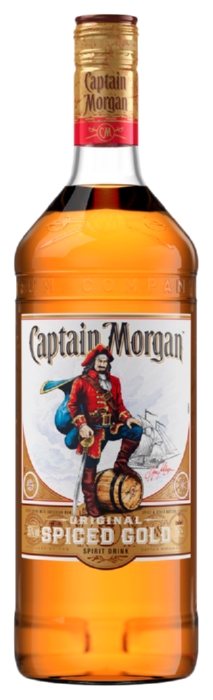 Напиток спиртной КАПИТАН МОРГАН Голд на основе рома 35% ст/б 1л