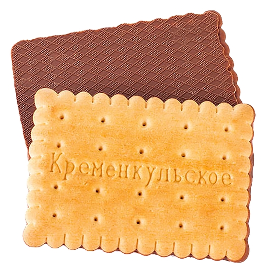 Печенье КРЕМЕНКУЛЬСКОЕ Шоколадное глазированное дно 1кг