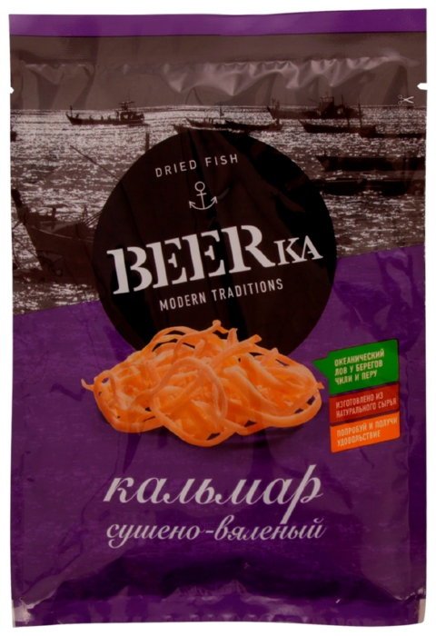 Кальмар БИРКА сушеный 38г