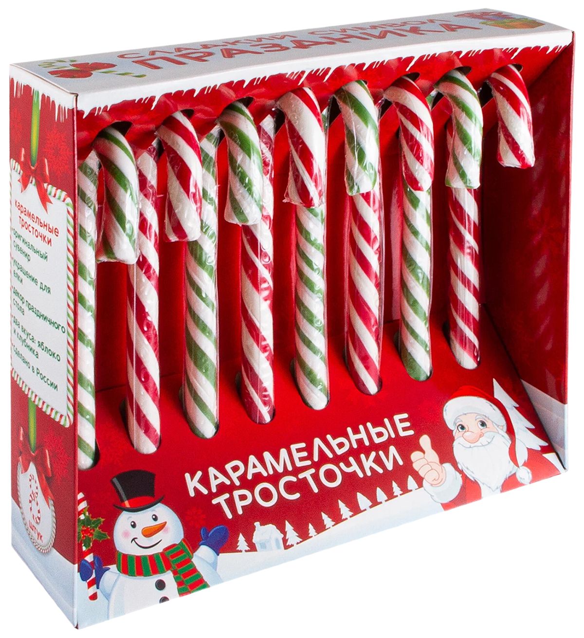 Карамель СЛАДКАЯ СКАЗКА Новогодние трости набор 120г