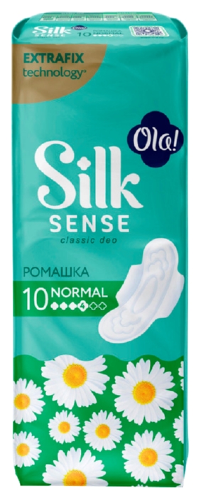 Прокладки ОЛА Силк Сенс классик ромашка 10шт