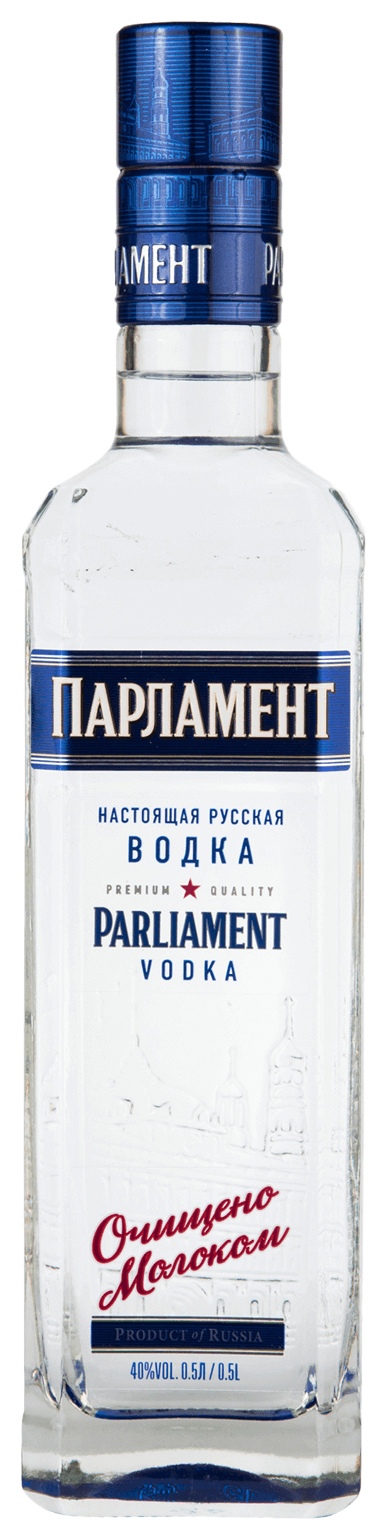 Водка ПАРЛАМЕНТ Оригинал 40% 0.5л