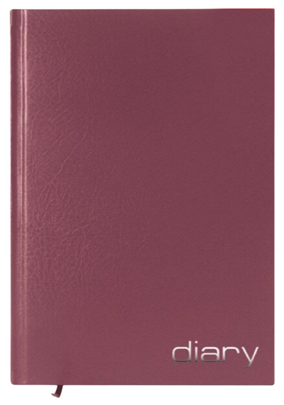 Ежедневник АТТОМИКС бордовый А5 160л