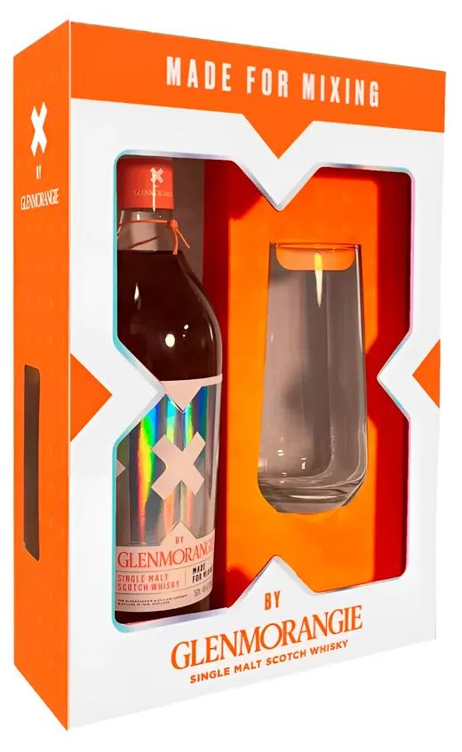 Виски ГЛЕНМОРАНДЖИ Х Бай односолодовый 40% ПК 0.75л+стакан