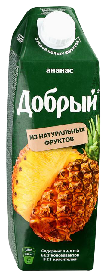 Нектар ДОБРЫЙ ананас яблоко 1л