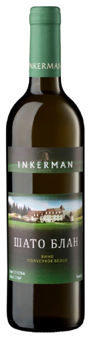 Вино ИНКЕРМАН Шато Блан белое п/сух 13% ст/б 0.7л