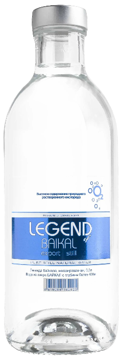 Питьевая вода ЛЕГЕНДА БАЙКАЛА негазированная ст/б 0.5л