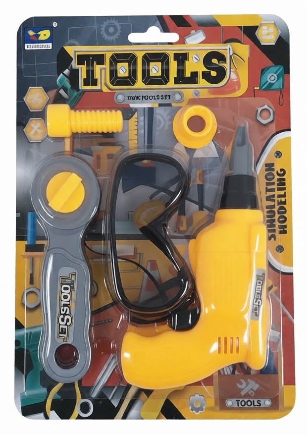 Игровой набор СИНЬНИДАЙ Инструменты дрель+очки