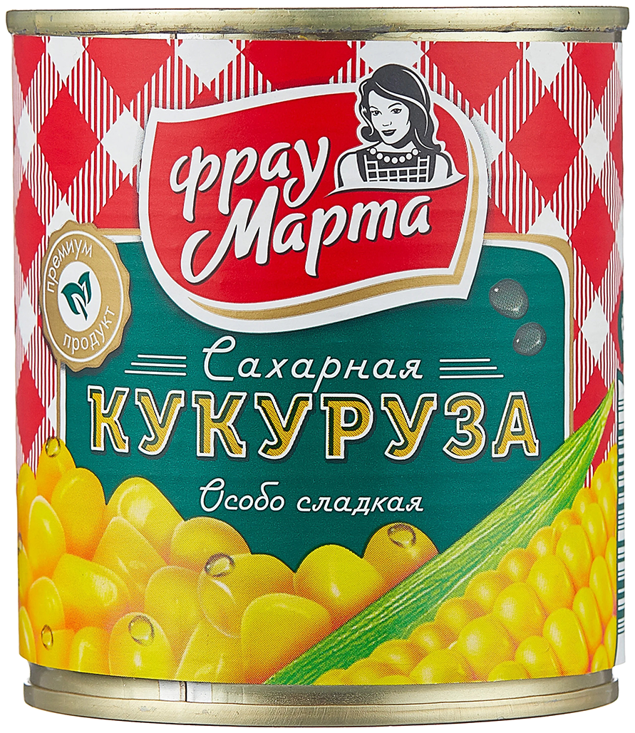 Кукуруза ФРАУ МАРТА ТУ сахарная ж/б 310г