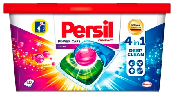 Капсулы для стирки ПЕРСИЛ Дуо-капс Колор 4в1 10шт