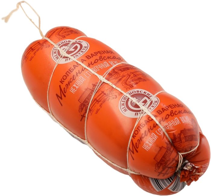 Колбаса МЕЖЕНИНОВСКАЯ ПФ вареная 500г